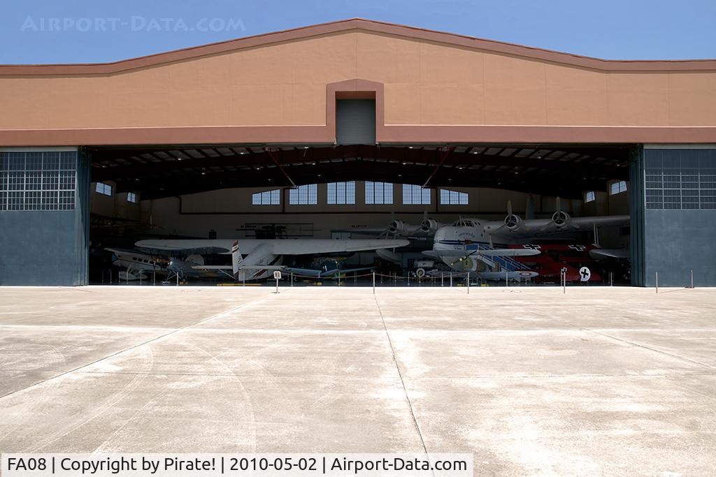 Orlampa Inc Airport (FA08) - One of the 2 main aircraft display hangars.