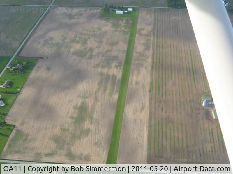 Heitman Field Airport (OA11) - Looking north from 2500'
