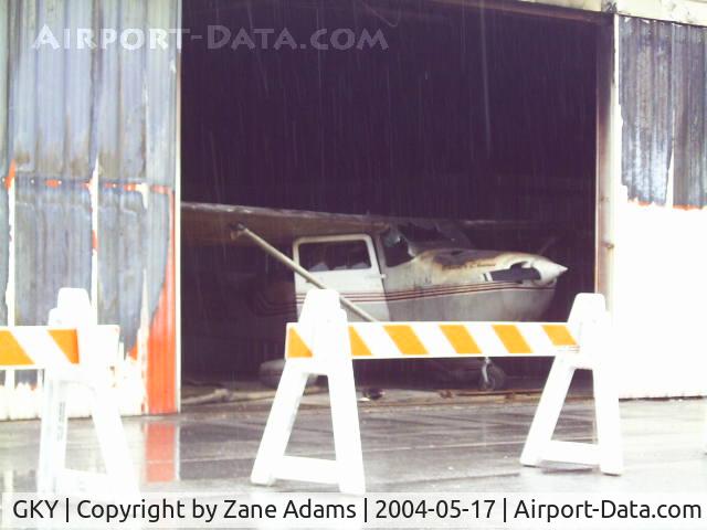 Arlington Municipal Airport (GKY) - Aftermath of a hanger fire at Arlington Municipal.