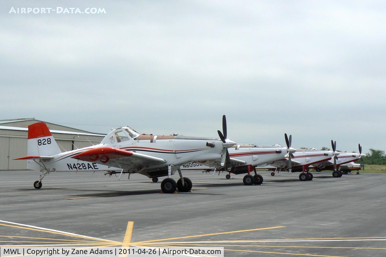 Mineral Wells Airport (MWL) - Single Engine Air Tankers in Texas for the Possum Kingdom Fire - At Mineral Wells Airport 