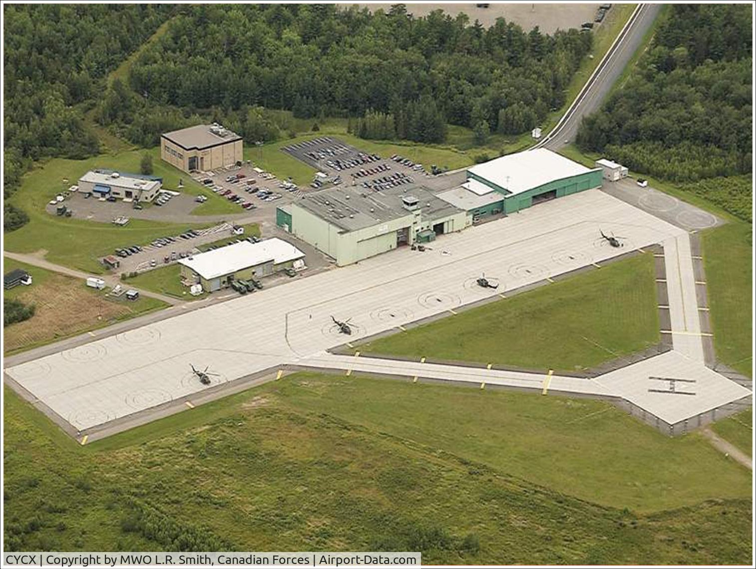 Gagetown Heliport Airport, Oromocto (CFB Gagetown), New Brunswick Canada (CYCX) - Military heliport