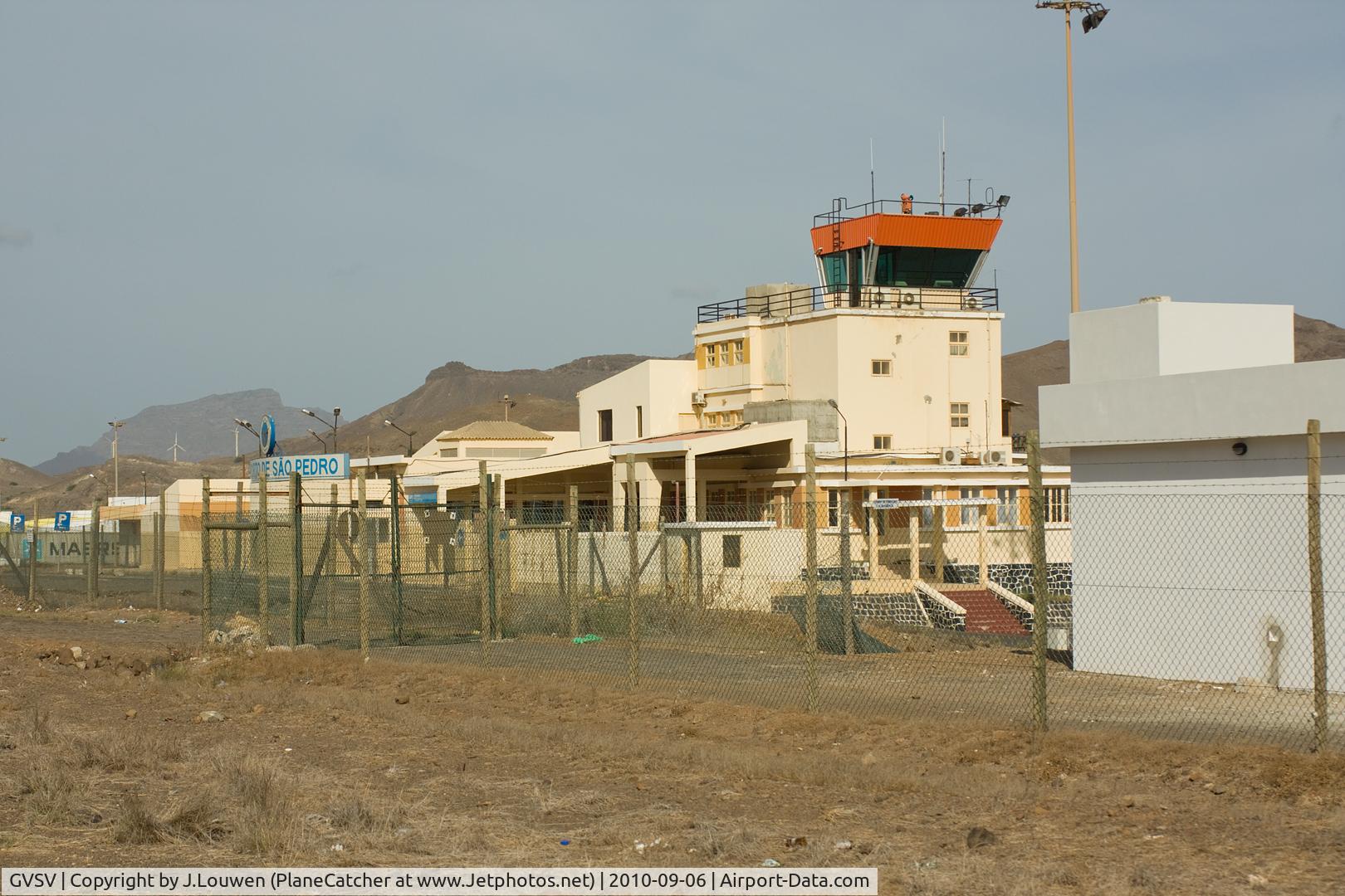 São Pedro Airport, São Vicente, São Pedro Cape Verde (GVSV) - Control Tower of Sao Pedro Airport At Sao Vicente [Cape Verde].