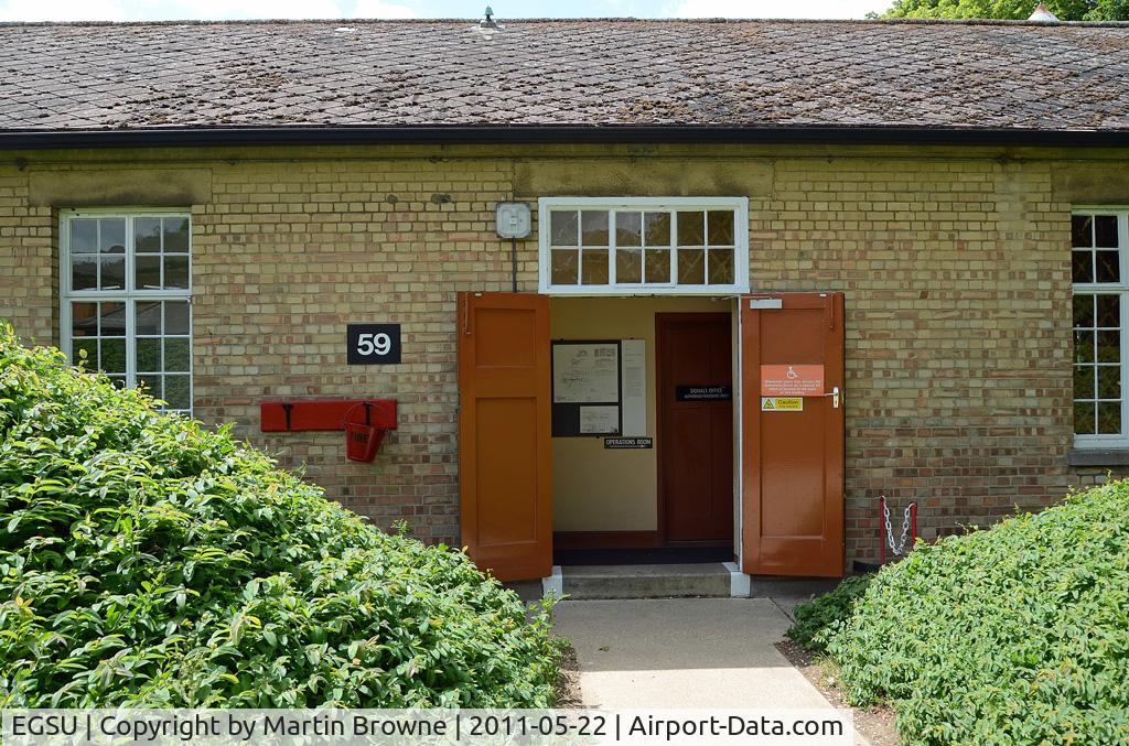 Duxford Airport, Cambridge, England United Kingdom (EGSU) - entrance to the Ops Room.
