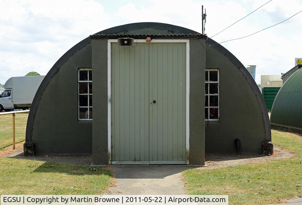 Duxford Airport, Cambridge, England United Kingdom (EGSU) - WWII Nissen Hut.