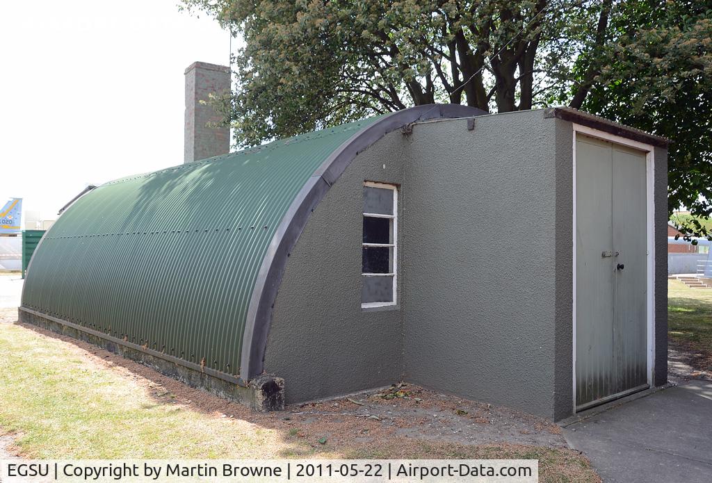 Duxford Airport, Cambridge, England United Kingdom (EGSU) - WWII Nissen Hut.
