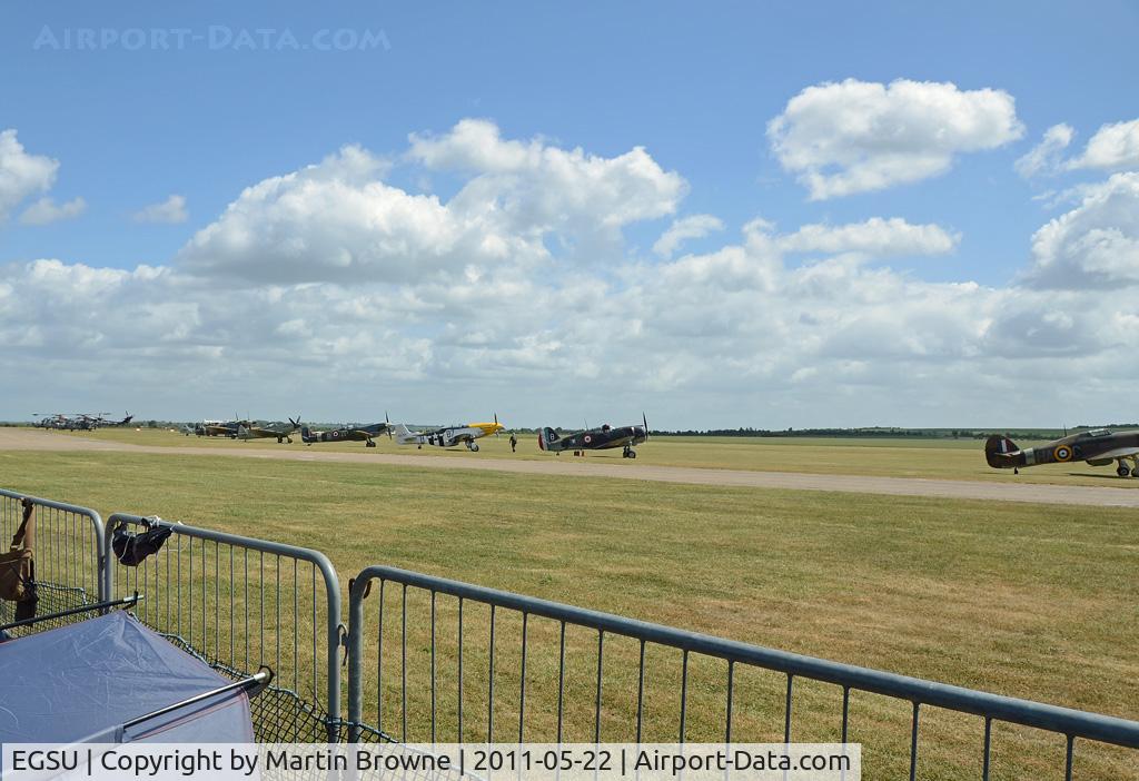 Duxford Airport, Cambridge, England United Kingdom (EGSU) - DUXFORD FLIGHT LINE