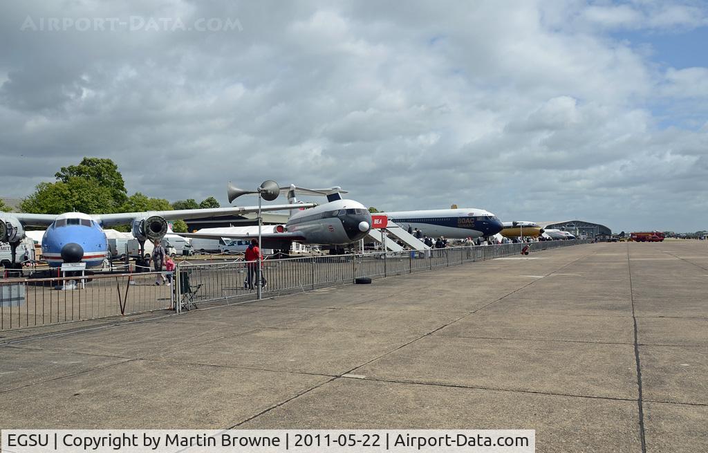 Duxford Airport, Cambridge, England United Kingdom (EGSU) - Spring showday lineup.