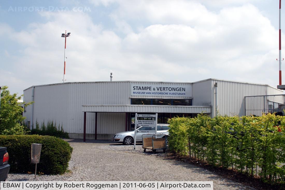 Antwerp International Airport, Antwerp / Deurne, Belgium Belgium (EBAW) - Stampe-Vertongen museum.