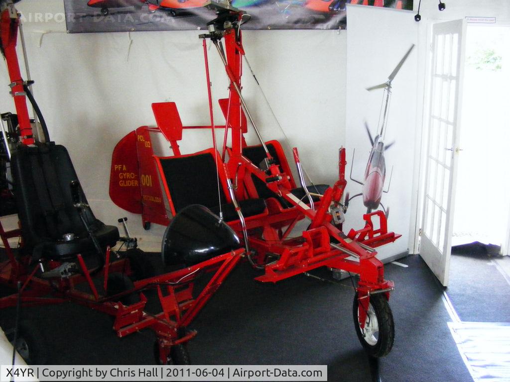 X4YR Airport - PFA Gyro-Glider 001 at the Gyrocopter Experience, Rufforth airfield, Yorkshire