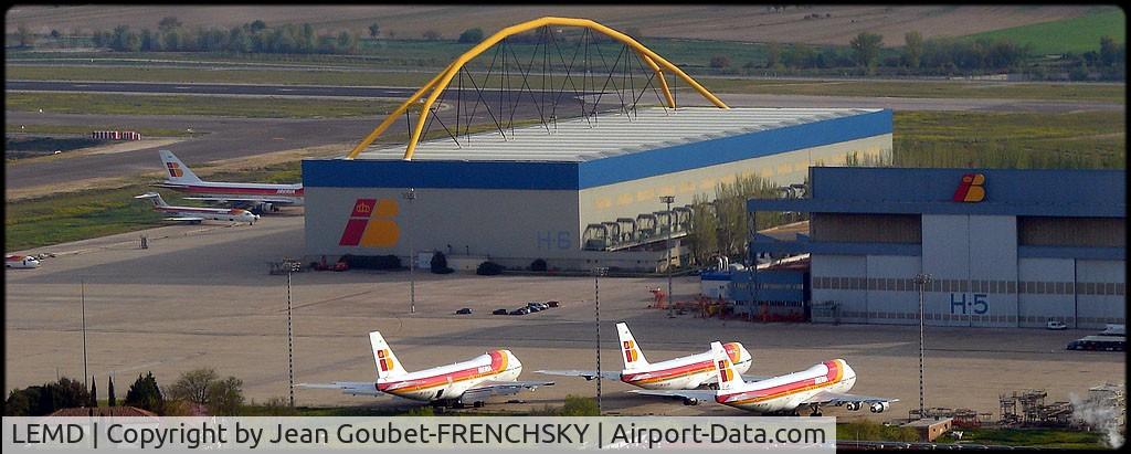 Barajas International Airport, Madrid Spain (LEMD) - old 747 IB