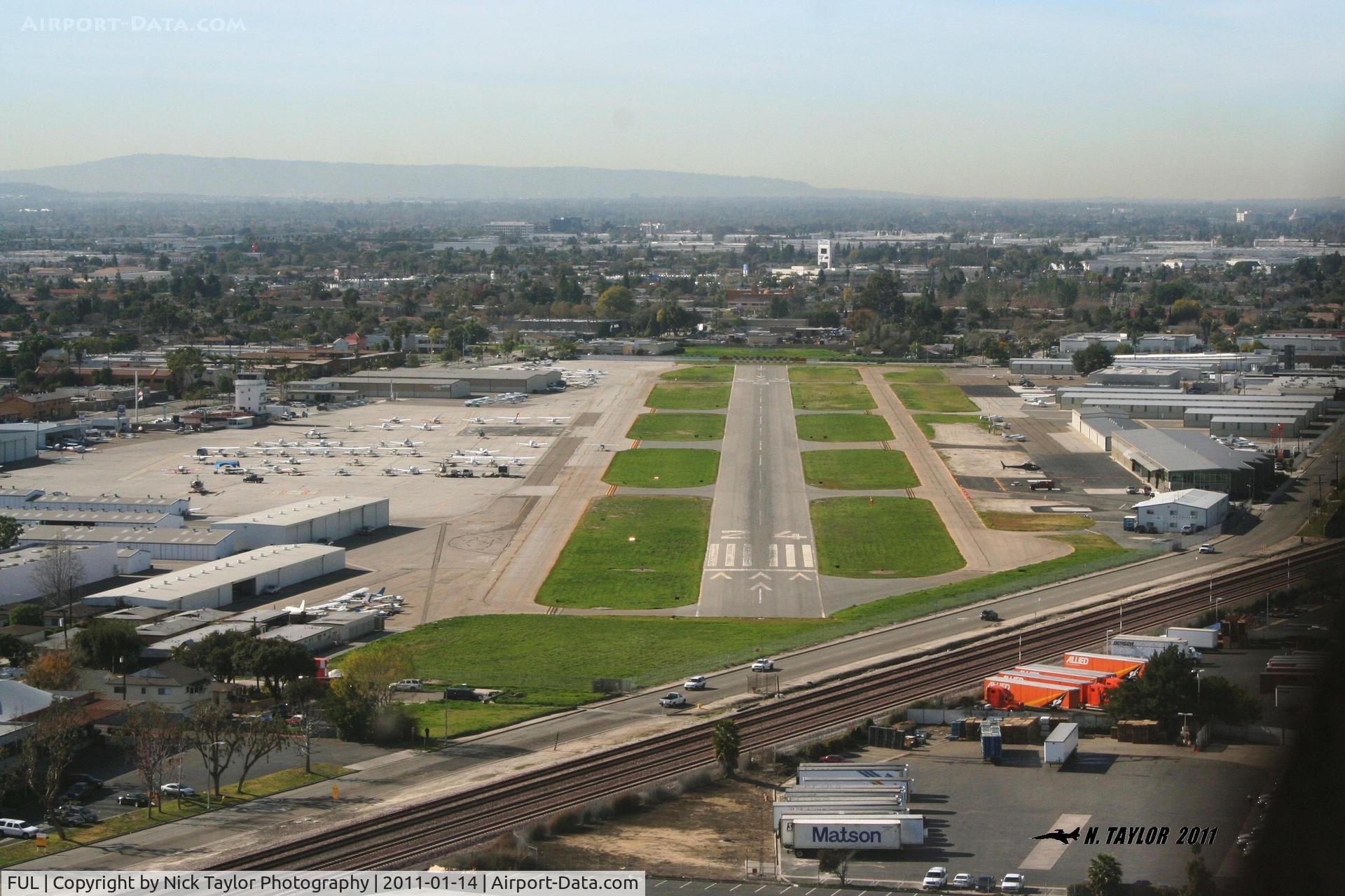 Fullerton Municipal Airport (FUL) - Seen on approach to Runway 24