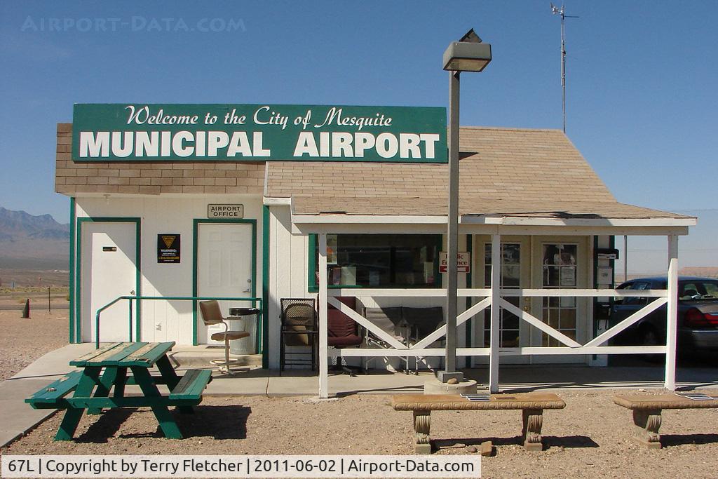Mesquite Airport (67L) - The offices at Mesquite Municipal , Nevada