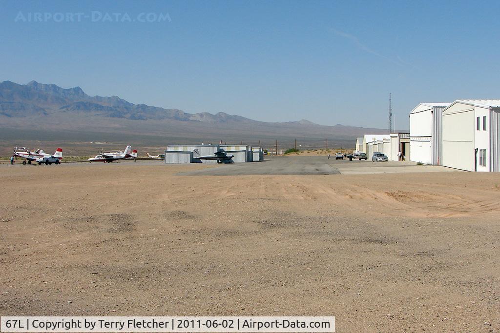 Mesquite Airport (67L) - A view down the ramp at Mesquite , Nevada