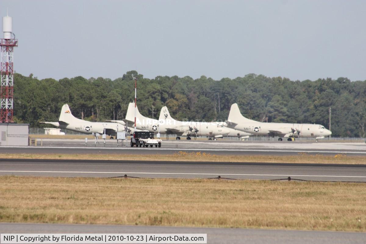Jacksonville Nas (towers Fld) Airport (NIP) - P-3s on the ramp