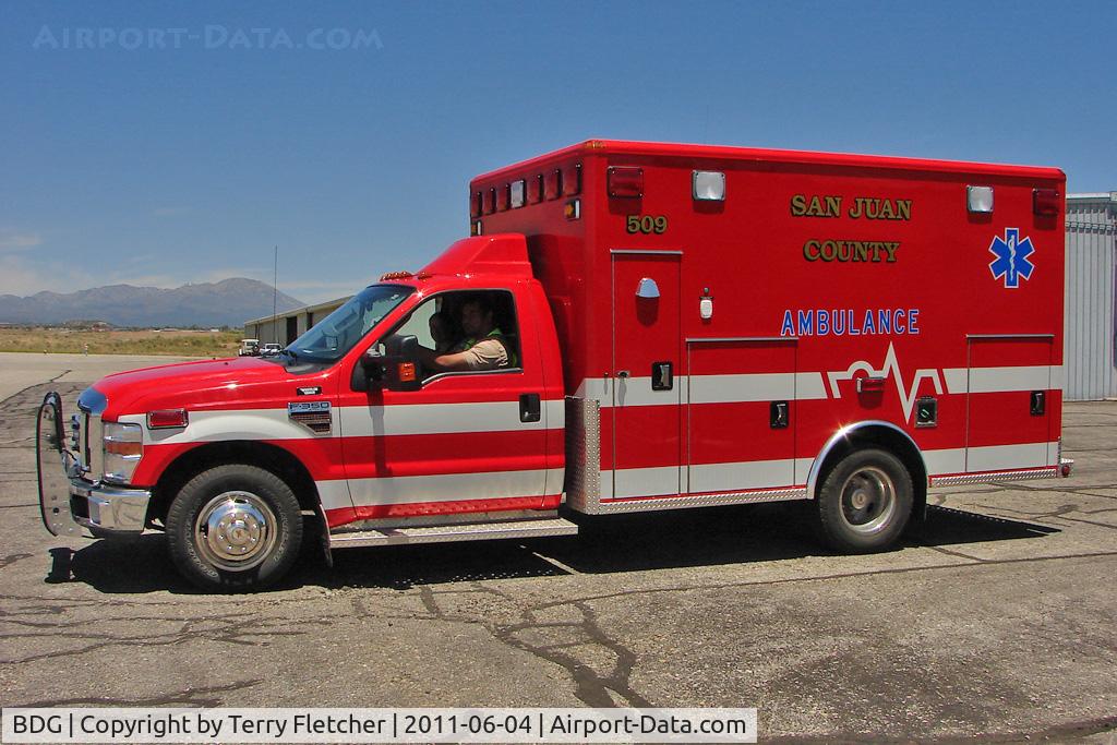 Blanding Municipal Airport (BDG) - Ambulance to meet a medical flight at Blanding Municipal