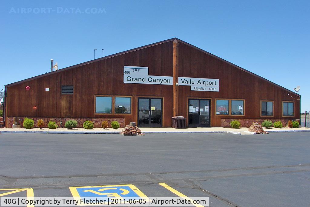 Valle Airport (40G) - Terminal Building at Valle airport, Grand Canyon AZ USA