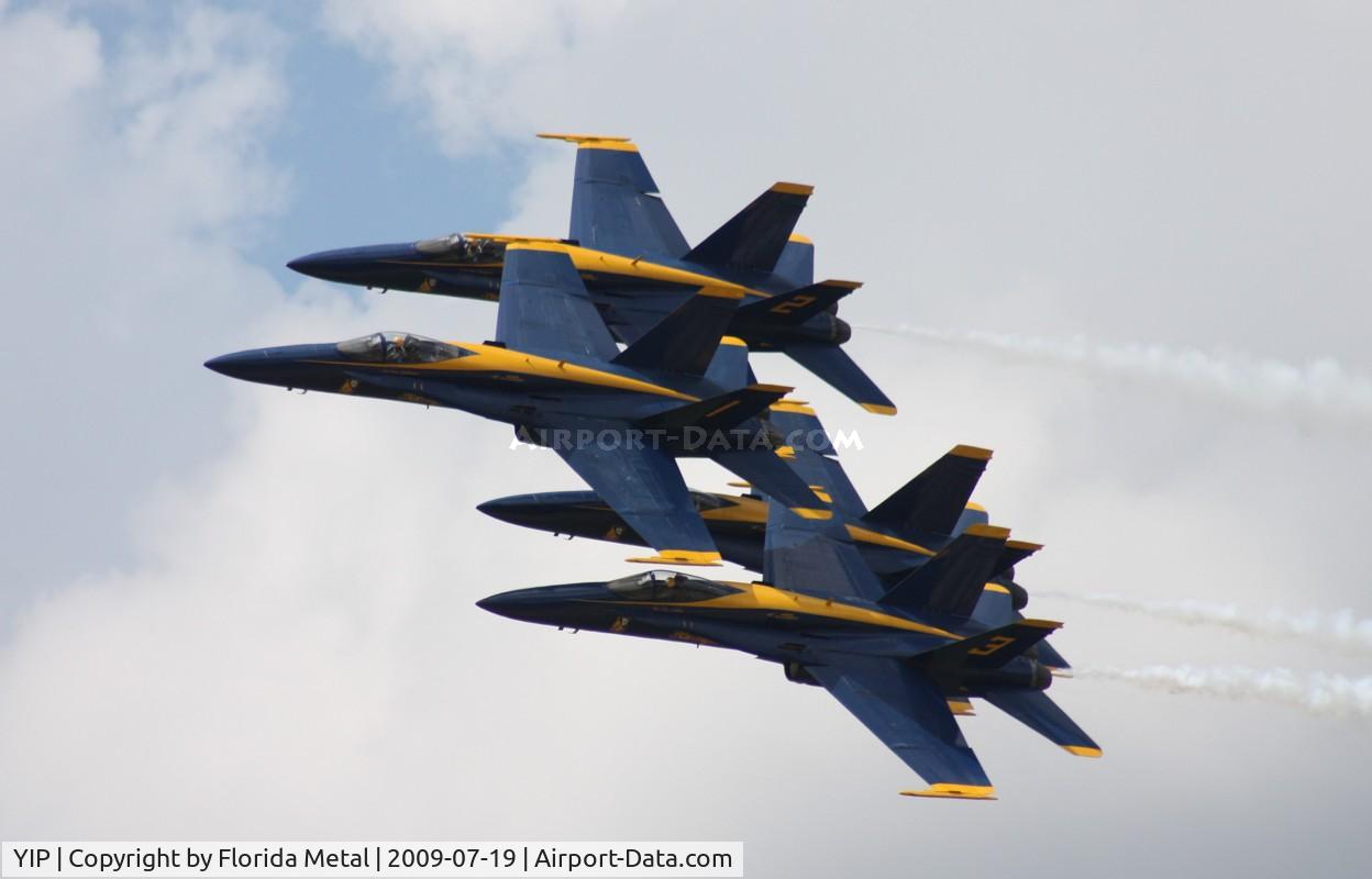 Willow Run Airport (YIP) - Blue Angels