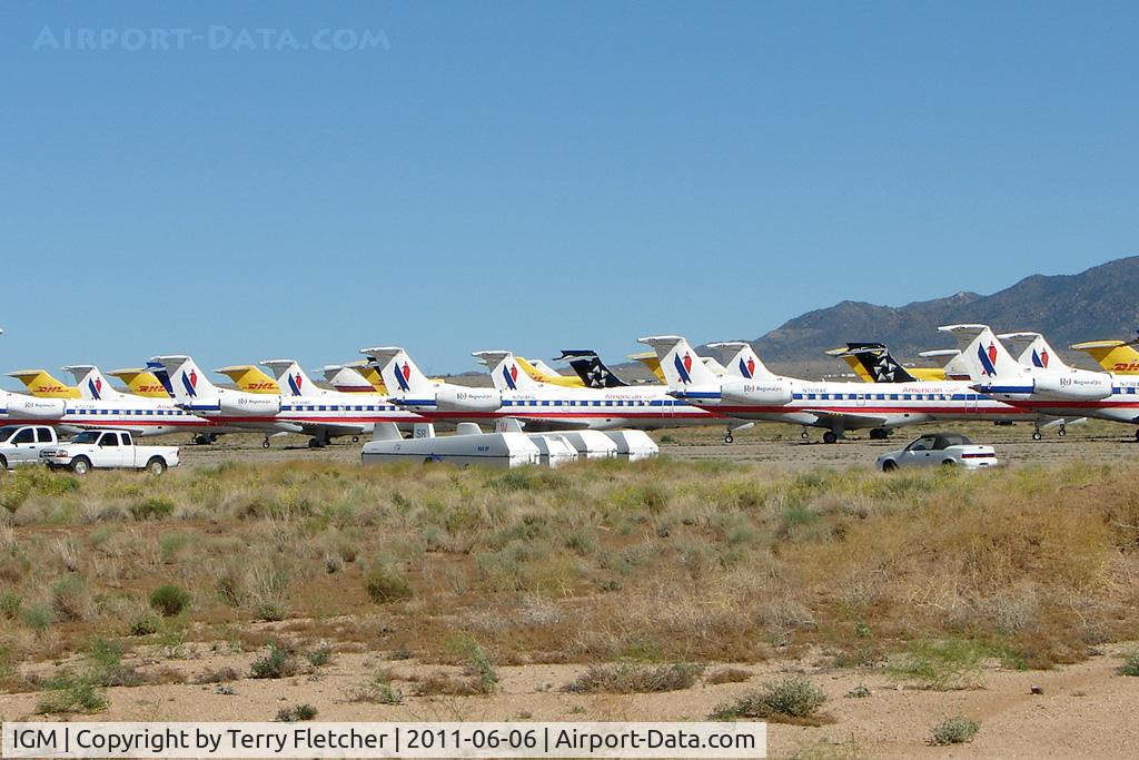 Kingman Airport (IGM) - Stored aircraft at Kingman AZ