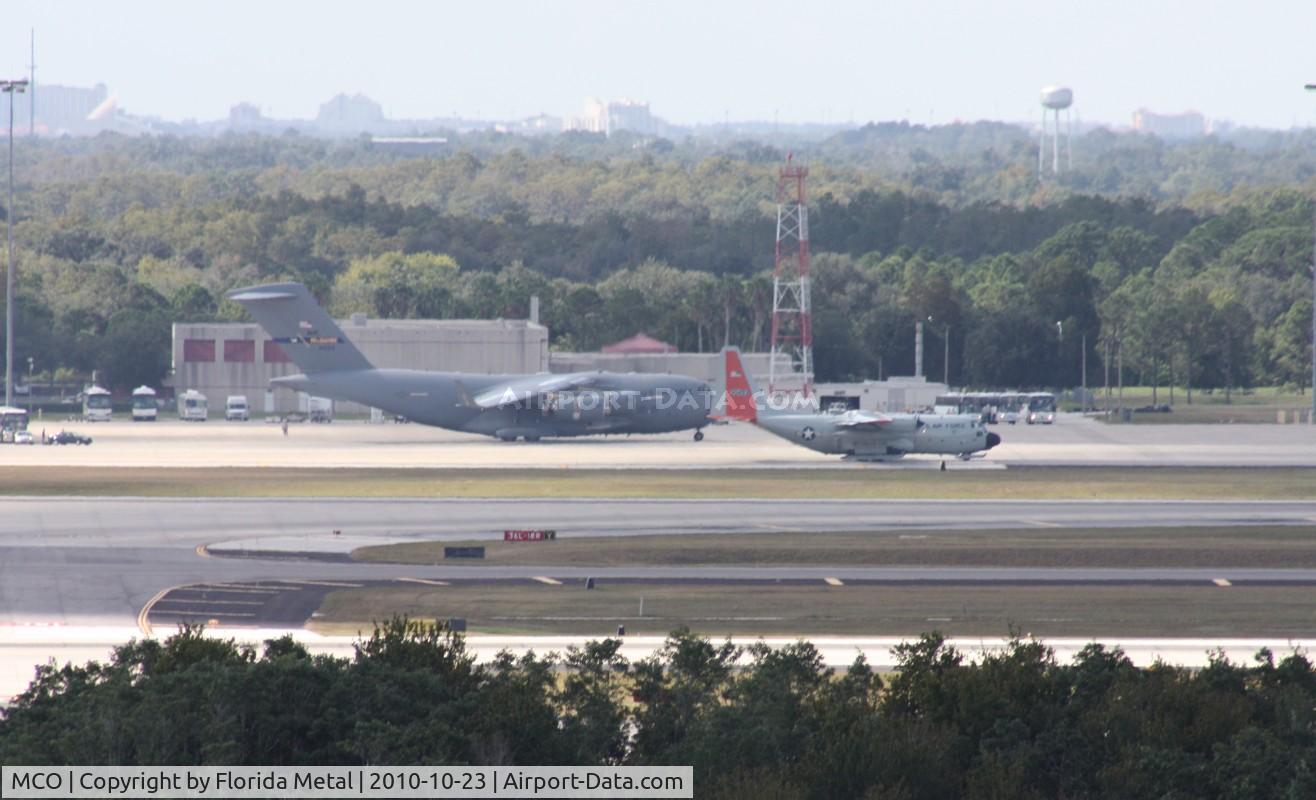 Orlando International Airport (MCO) - LC-130 and C-17 on west ramp