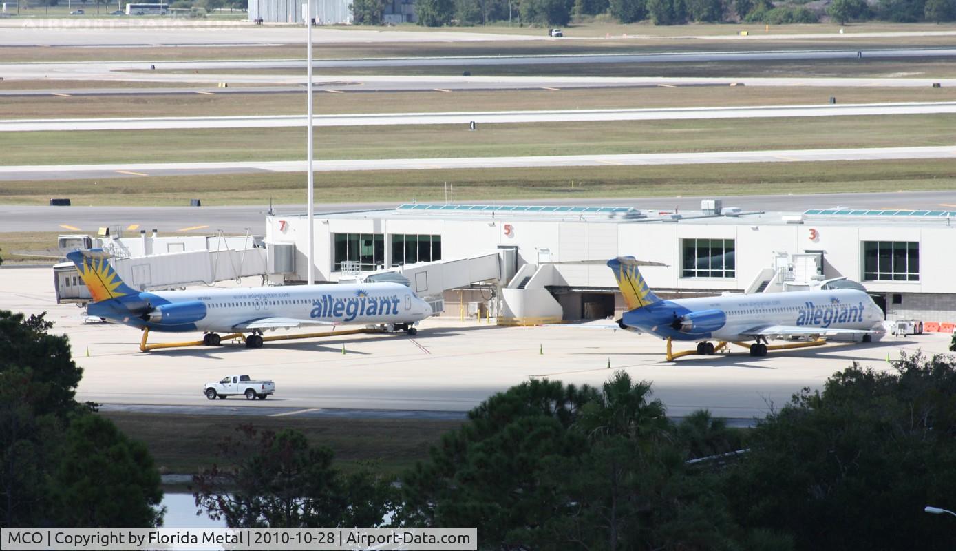 Orlando International Airport (MCO) - Allegiant parked at MCO