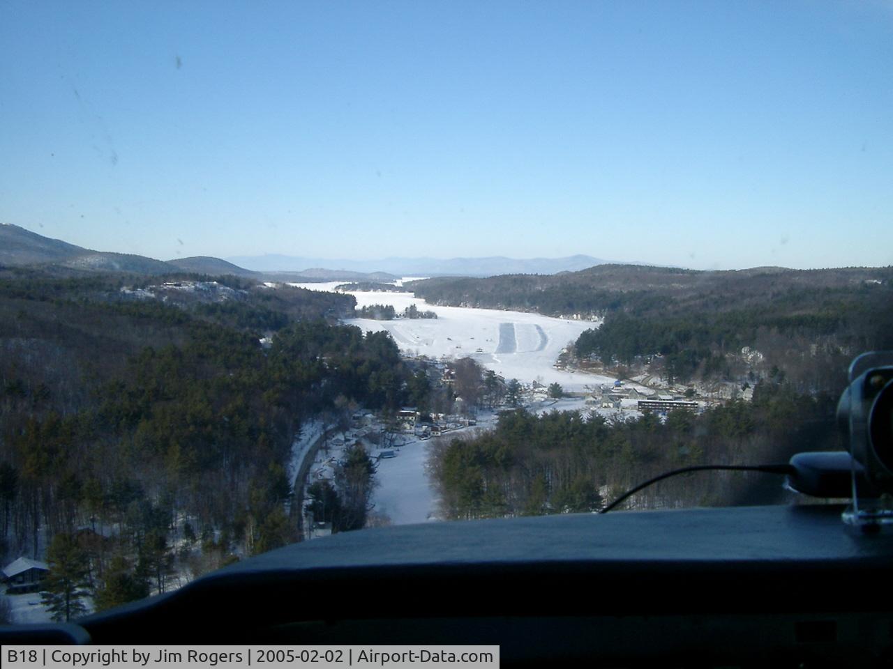 Alton Bay Seaplane Base (B18) - Taken about 2005 landing to the northwest