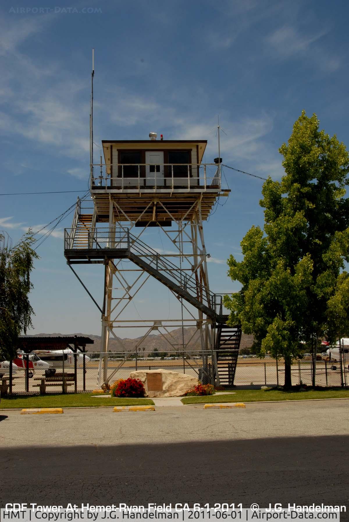 Hemet-ryan Airport (HMT) - CDF Tower at HMT