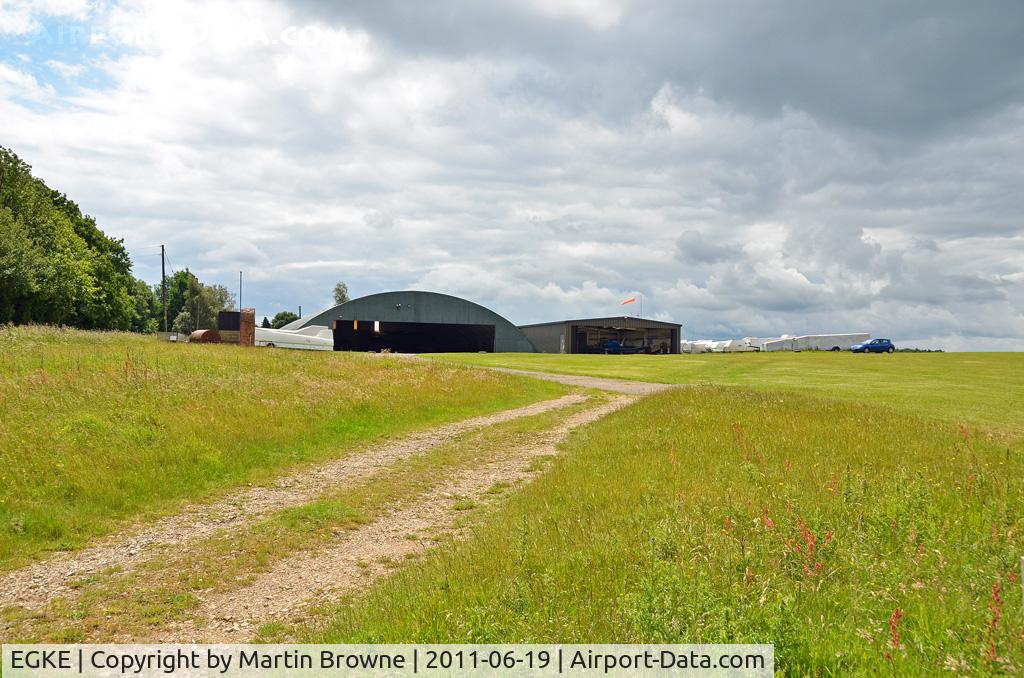 Challock Airport, Challock, England United Kingdom (EGKE) - LOOKING SOUTH ACROSS THE AIRFIELD