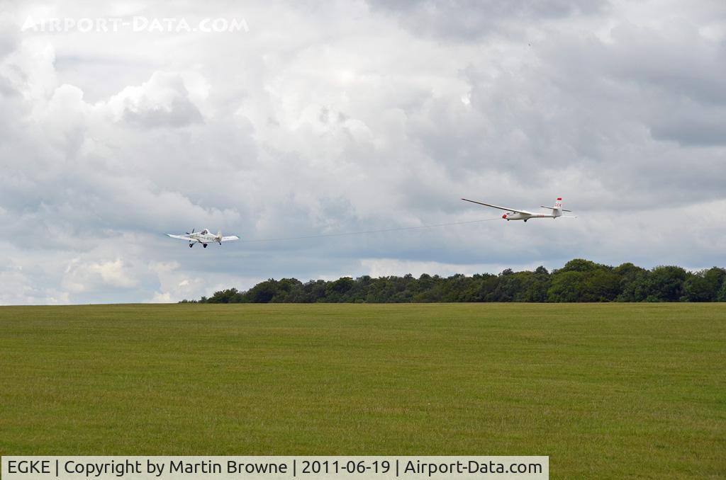 Challock Airport, Challock, England United Kingdom (EGKE) - LOOKING ROUGHLY NW