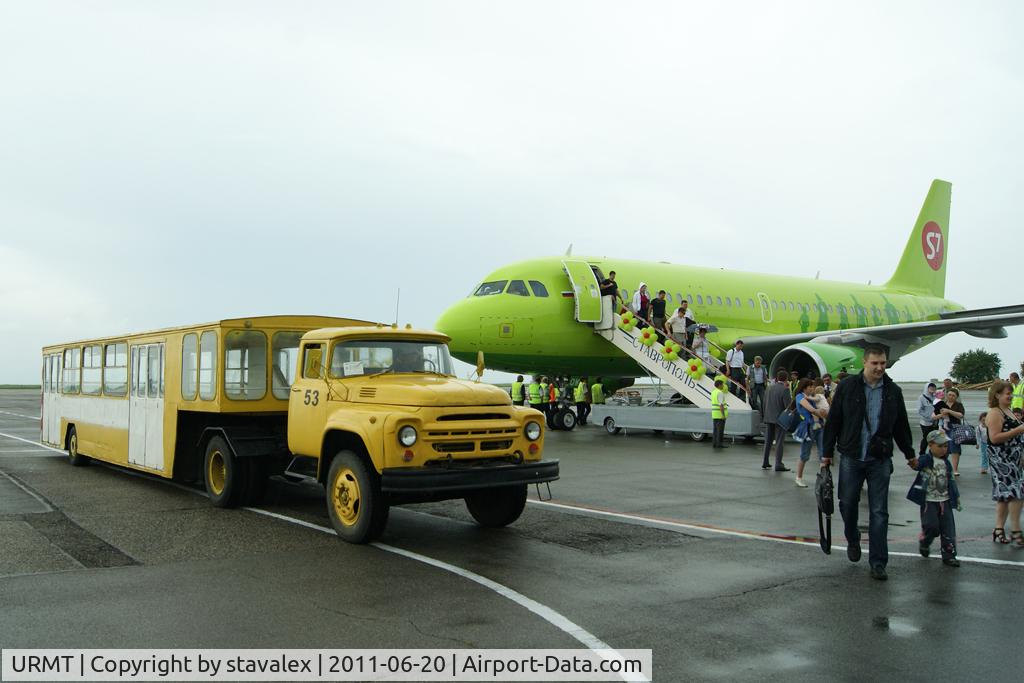 Shpakovskoye Airport, Stavropol, Russia Russian Federation (URMT) - First fligth S7 to Stavropol from Moscow