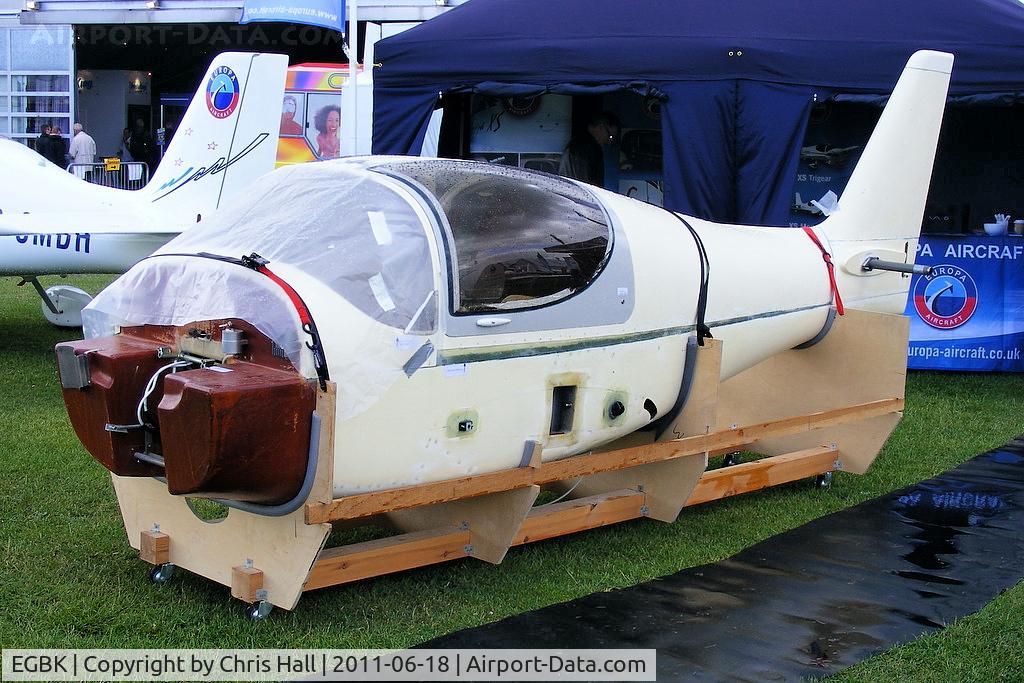 Sywell Aerodrome Airport, Northampton, England United Kingdom (EGBK) - Europa fuselage at Aeroexpo 2011