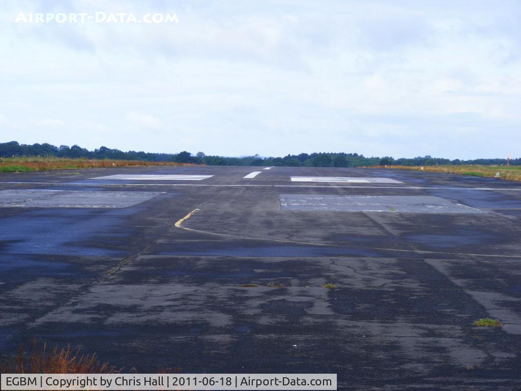 Tatenhill Airfield Airport, Tatenhill, England United Kingdom (EGBM) - view down RW26 at Tatenhill