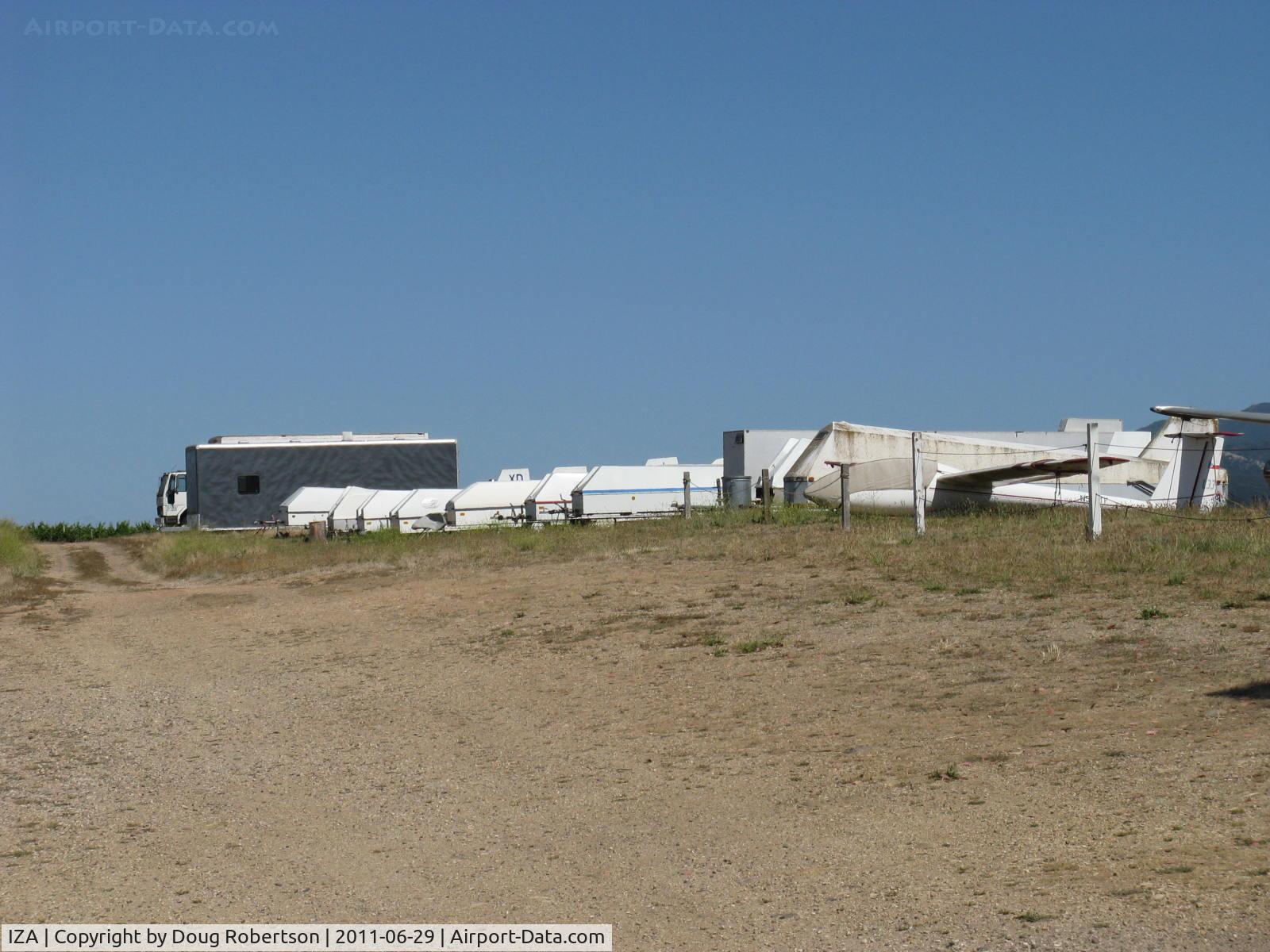 Santa Ynez Airport (IZA) - Santa Inez Gliderport glider trailers