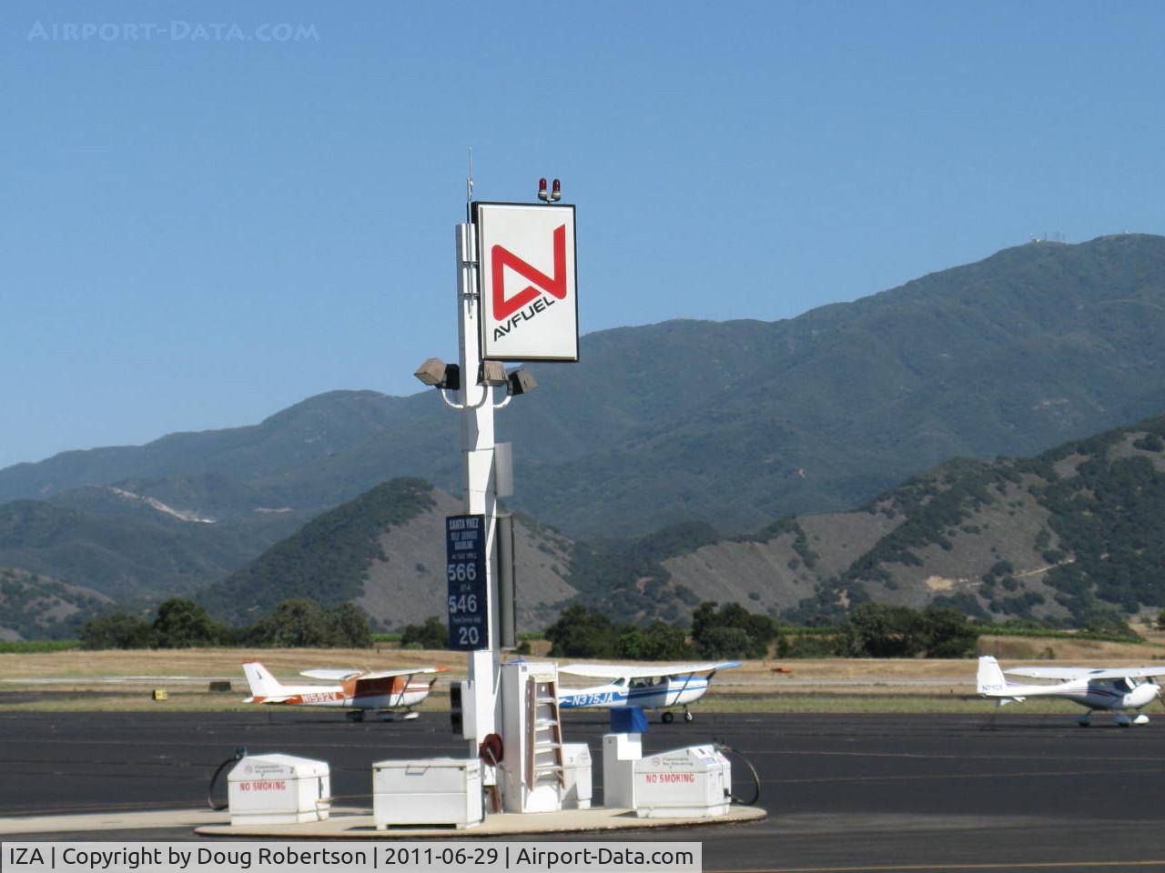 Santa Ynez Airport (IZA) - 100LL Fuel Dock