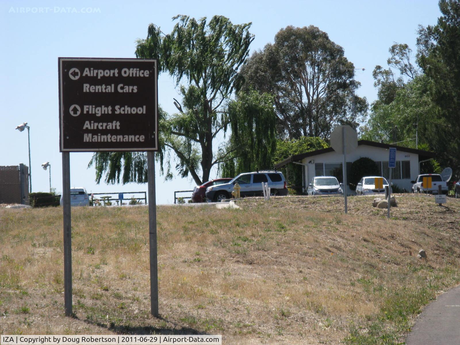 Santa Ynez Airport (IZA) - Directional Signage