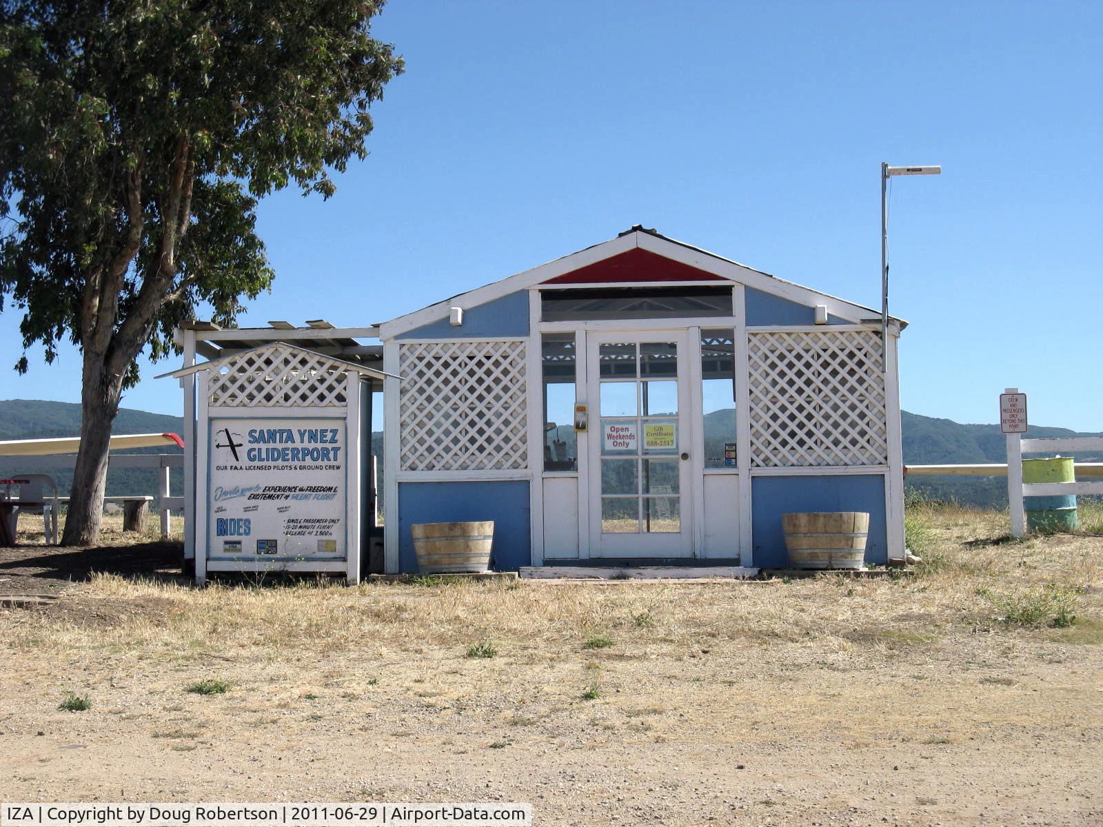 Santa Ynez Airport (IZA) - Santa Ynez Airport Gliderport Office. Open Weekends Only.