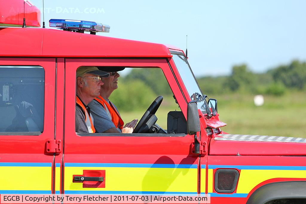 City Airport Manchester, Manchester, England United Kingdom (EGCB) - The Fire Crew on 2011 Family Fun Day   !!!!!!!!!!