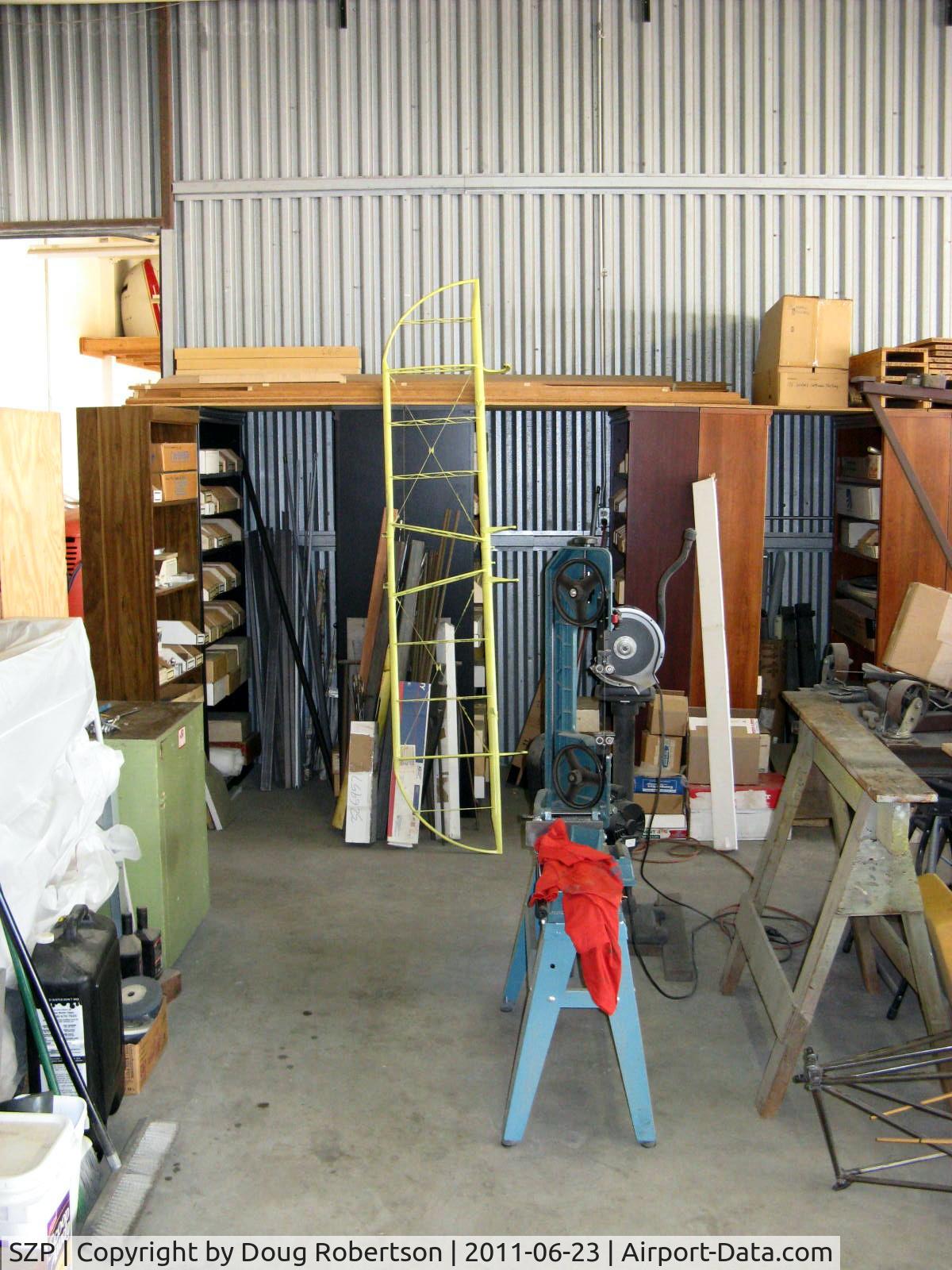 Santa Paula Airport (SZP) - Joe Krybus's Bucker Shop, Woodworking machines
