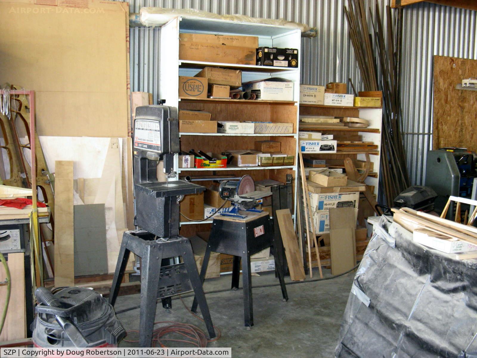 Santa Paula Airport (SZP) - Joe Krybus's Bucker Shop-Woodworking machines