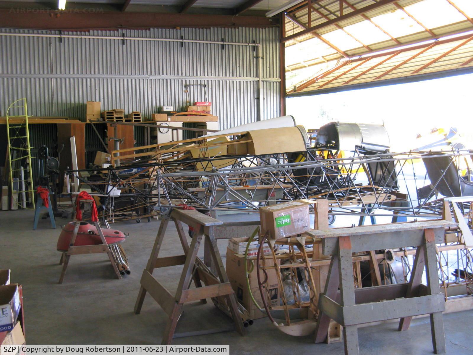Santa Paula Airport (SZP) - Joe Krybus's Bucker Shop-Various Bucker in-builds