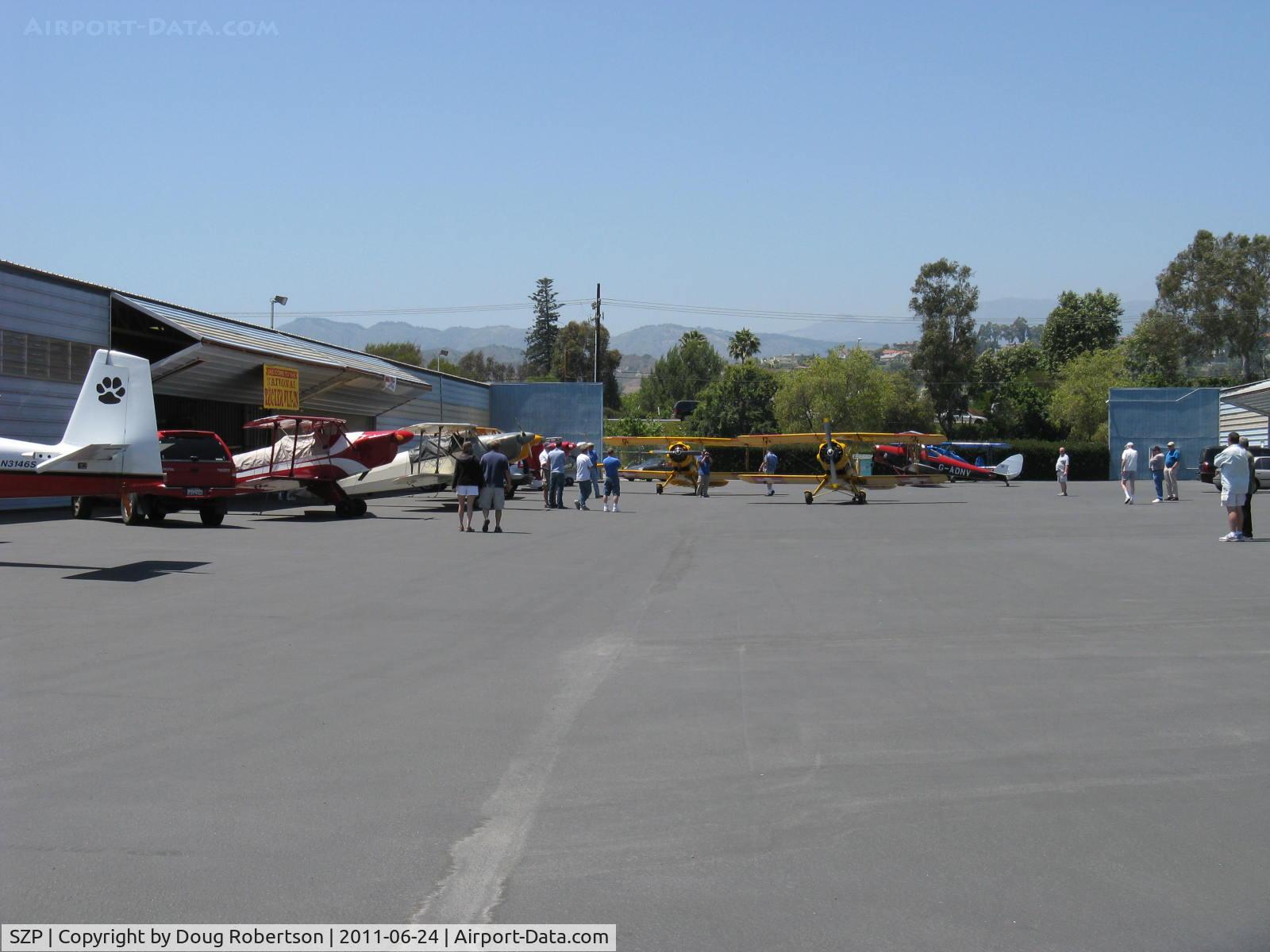 Santa Paula Airport (SZP) - 2011 National Bucker Reunion Fly-In-Early arrivals