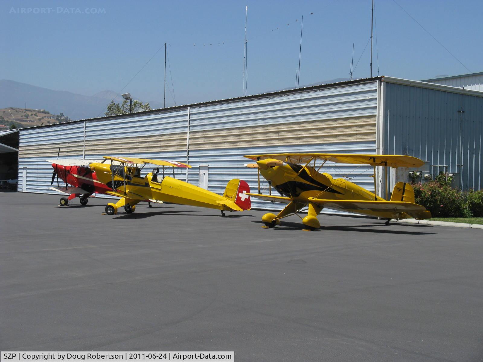 Santa Paula Airport (SZP) - 2011 National Bucker Reunion Fly-In, Early arrivals