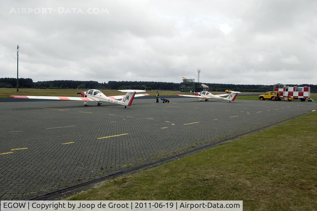 RAF Woodvale Airport, Formby, England United Kingdom (EGOW) - Air Cadets flightline