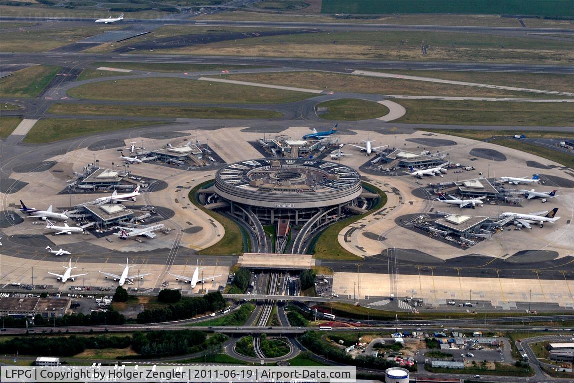 Paris Charles de Gaulle Airport (Roissy Airport), Paris France (LFPG) - View on Terminal 1
