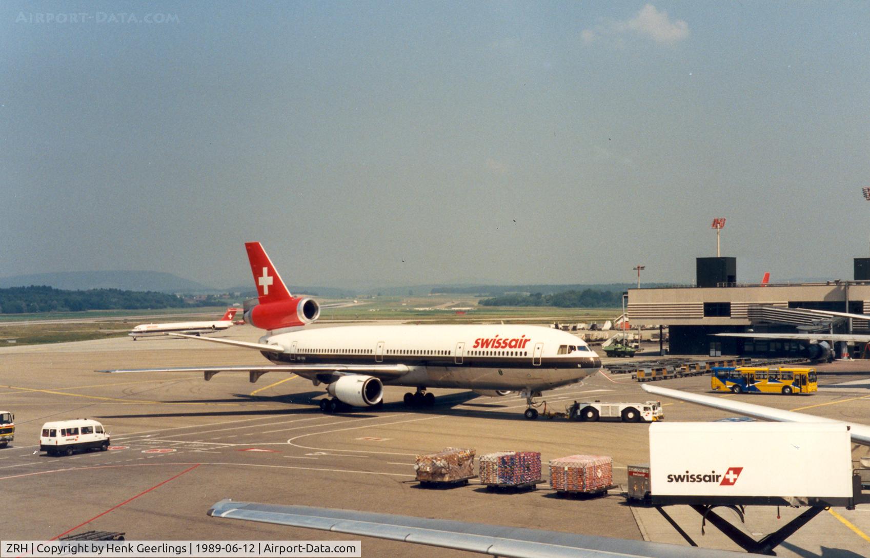 Zurich International Airport, Zurich Switzerland (ZRH) - Swissair DC-10-30 (ER) ; HB-IHN
