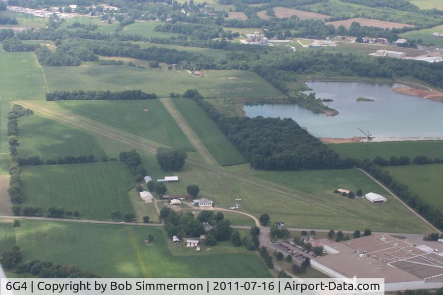 Wynkoop Airport (6G4) - Looking west from 2500'