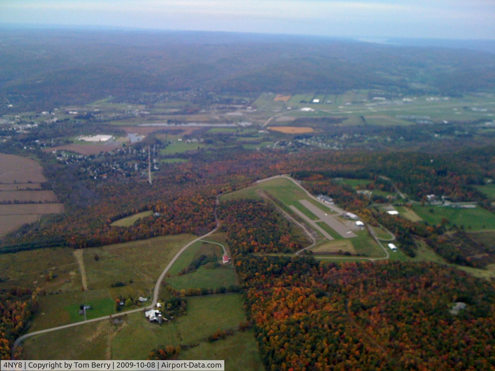 Harris Hill Gliderport (4NY8) - Looking to the north over the valley below.