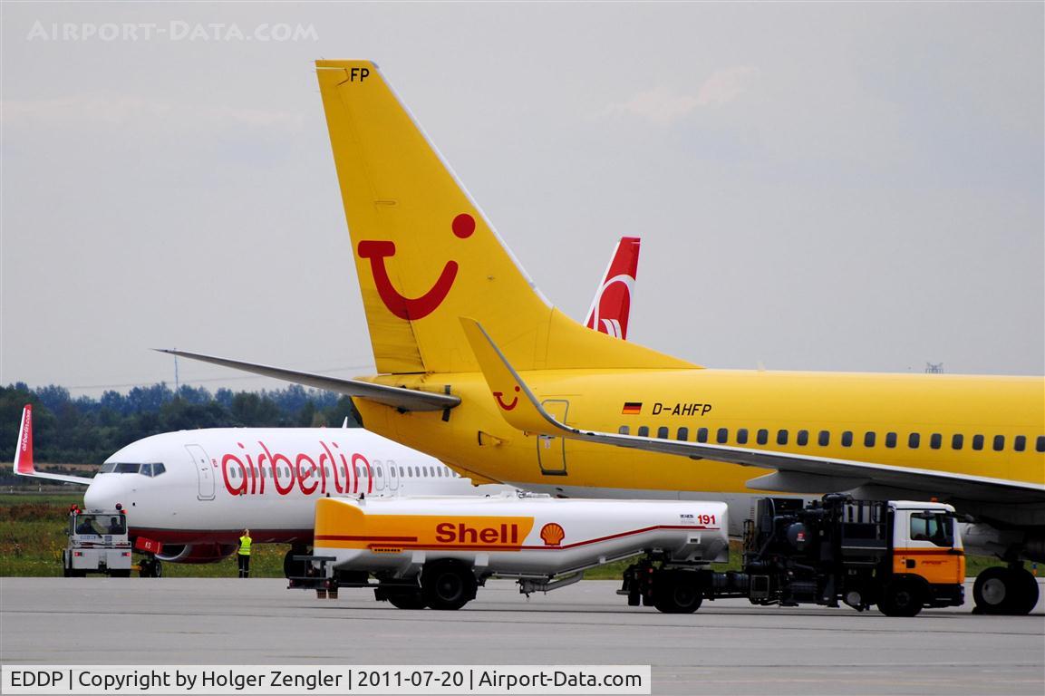 Leipzig/Halle Airport, Leipzig/Halle Germany (EDDP) - It is holiday time and all the airlines are busy.......