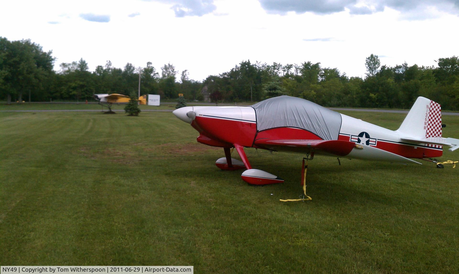 Mesmer Airport (NY49) - Mesmer field looking North
