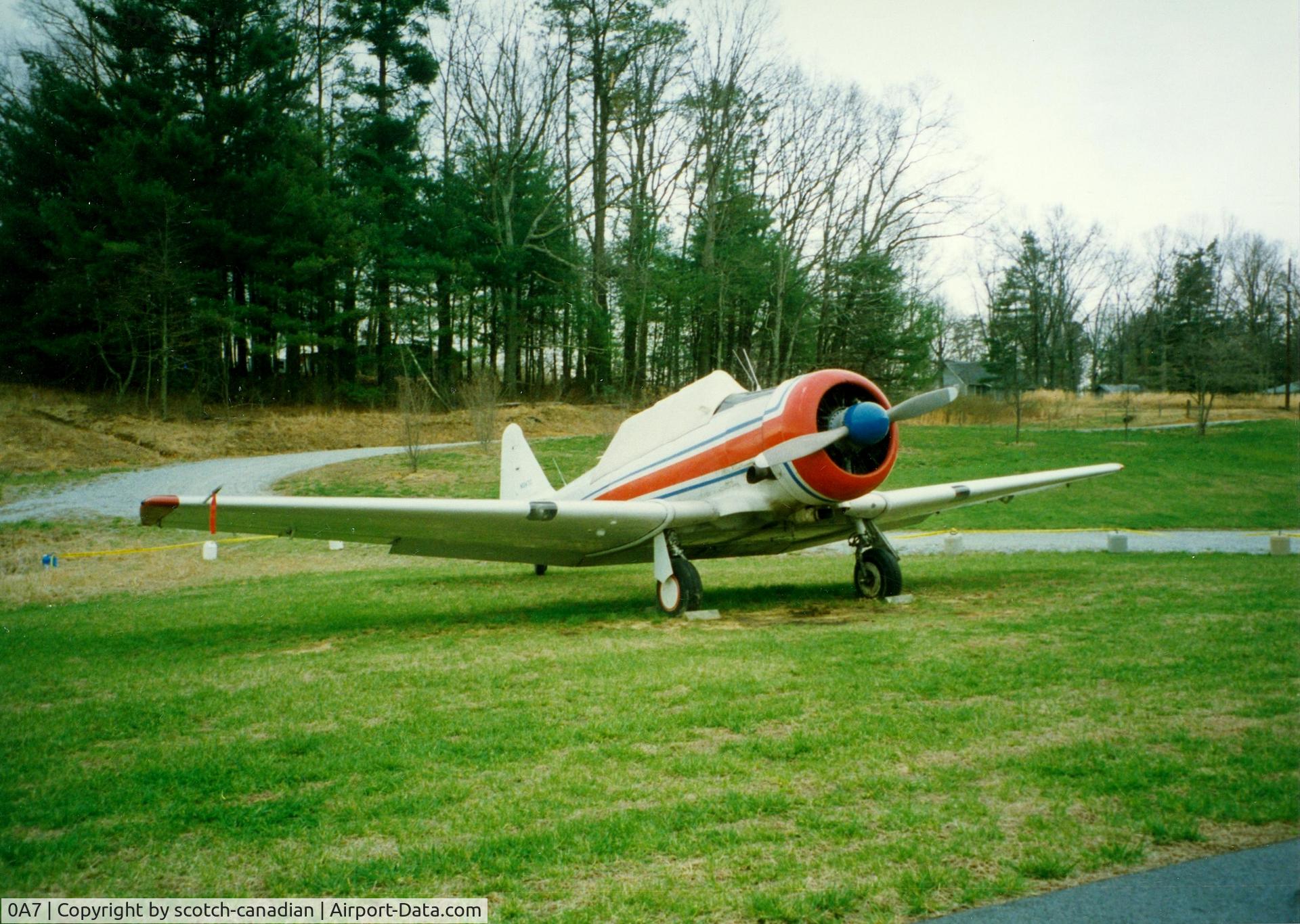 Hendersonville Airport (0A7) - North American Aviation T-6 Texan at the Western North Carolina Air Museum, Hendersonville-Winkler Airport, Hendersonville, NC