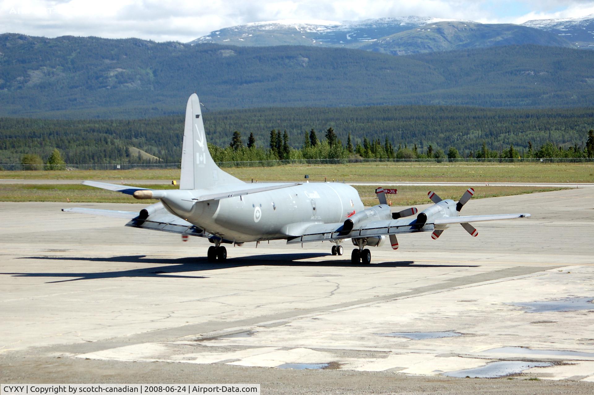Whitehorse International Airport, Whitehorse, Yukon Canada (CYXY) - Canadian Forces Lockheed Martin CP-140 
